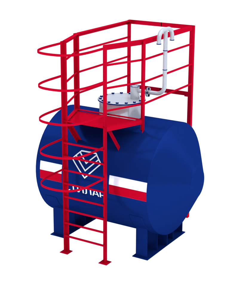 Горизонтальный резервуар РГСН  5 м³ от завода-производителя